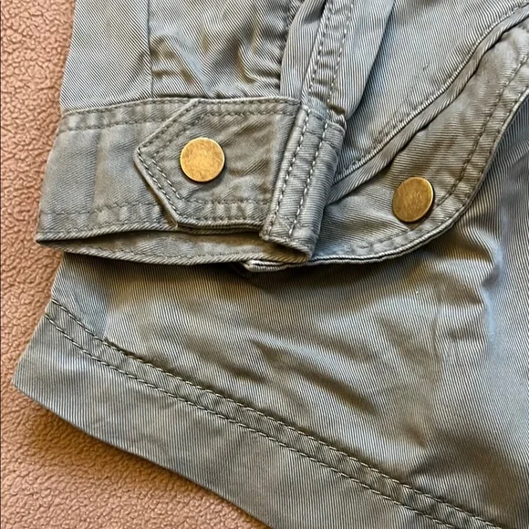 LOFT NWT Military Style Utility Jacket - Army Green Color - Picture 3 of 6